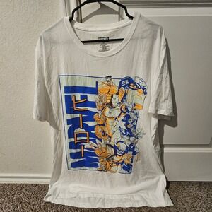 New Marvel Avengers Anime Style Graphic T Shirt White 3XL